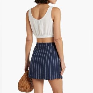 ONIA LINEN WRAP MINISKIRT NWT